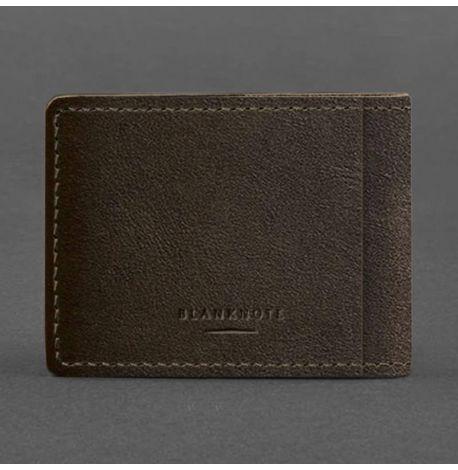 Кожаная обложка для удостоверения УБД (темно-коричневая) 8,5x11,5