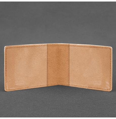 Кожаная обложка для удостоверения УБД (светло-коричневая) 8,5x11,5