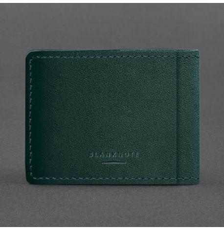 Кожаная обложка для удостоверения УБД (зеленая) 8x10,5