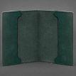 Шкіряна обкладинка для посвідчення офіцера 9.0 (зелена) шкіра Krast