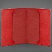 Кожаная обложка для удостоверения офицера 9.0 (красная) кожа Krast