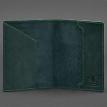 Кожаная обложка для военного билета 7.0 (зеленая) кожа Crazy Horse