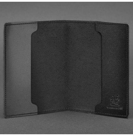 Кожаная обложка для военного билета 7.1 (черная)