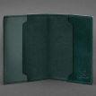 Шкіряна обкладинка для військового квитка 7.1 (зелена) шкіра Crazy Horse