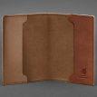 Шкіряна обкладинка для військового квитка 7.1 (світло-коричнева) шкіра Crazy Horse