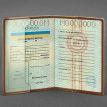 Шкіряна обкладинка для військового квитка 7.1 (світло-коричнева) шкіра Crazy Horse