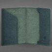 Шкіряна обкладинка для військового квитка 7.0 (зелена)