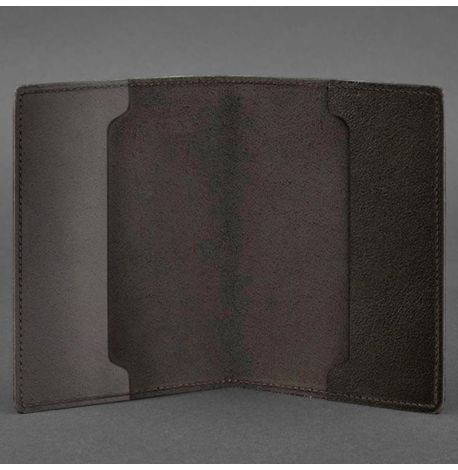 Обложка для военного билета офицера запаса 8.0 (темно-коричневая) 12х9,5