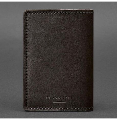 Обложка для военного билета офицера запаса 8.0 (темно-коричневая) 12х9,5