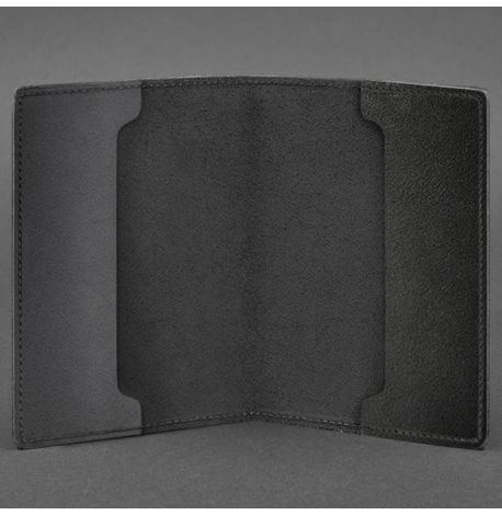 Обкладинка для військового квитка офіцера запасу 8.0 (чорна) 12х9,5