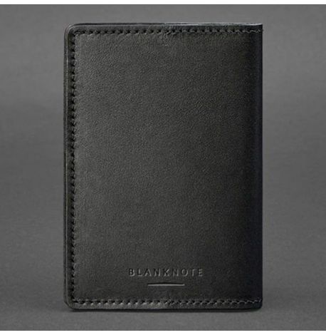 Обкладинка для військового квитка офіцера запасу 8.0 (чорна) 12х9,5