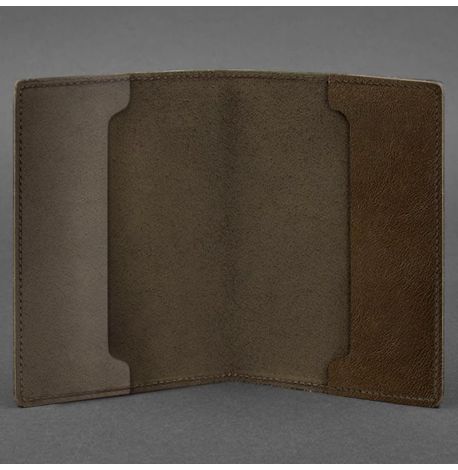 Обложка для военного билета офицера запаса 8.0 (темно-коричневая) 12х9,5, кожа Crazy Horse