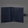 Шкіряна обкладинка-портмоне для посвідчення офіцера 11.0 (темно-синя) шкіра Crazy Horse