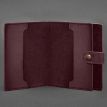 Кожаная обложка-портмоне для удостоверения офицера 11.0 (бордовая) кожа Crazy Horse