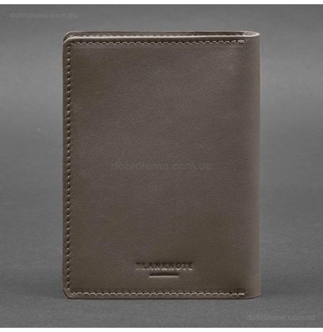 Шкіряна обкладинка-органайзер для документів 6.1 (темно-бежева), шкіра Krast