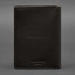 Шкіряна обкладинка-органайзер для документів 6.1 (темно-коричнева), шкіра Krast
