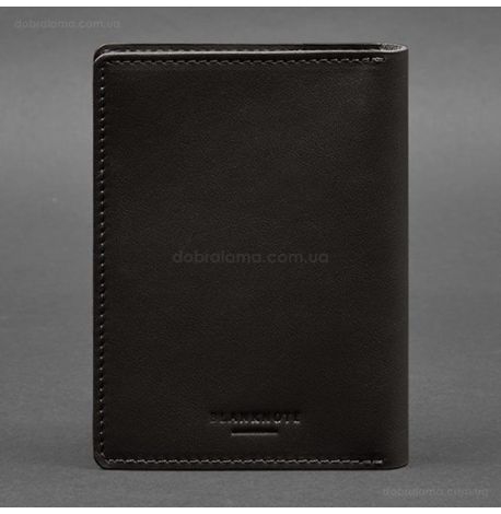 Шкіряна обкладинка-органайзер для документів 6.1 (темно-коричнева), шкіра Krast