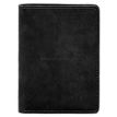 Кожаная обложка-органайзер для документов 6.1 (черная), кожа Crazy Horse