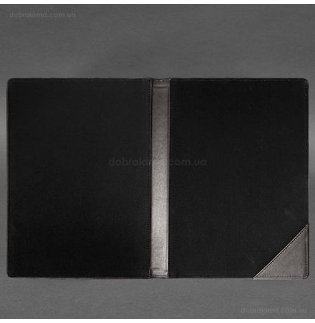 Шкіряна папка для документів на підпис (темно-коричнева)