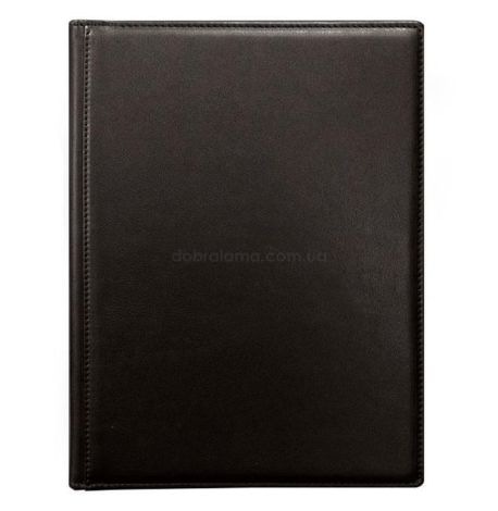 Шкіряна папка для документів на підпис (темно-коричнева)