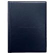 Шкіряна папка для документів на підпис (темно-синя)
