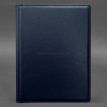 Шкіряна папка для документів на підпис (темно-синя)