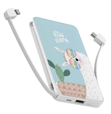 Повербанк (powerbank) Ziz "Солнечная лама" 10000 mAh