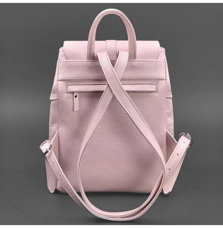 Женский кожаный рюкзак "Олсен" (розовый)