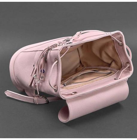 Женский кожаный рюкзак "Олсен" (розовый)