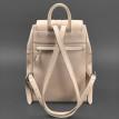 Женский кожаный рюкзак "Олсен" (светло-бежевый)