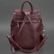 Женский кожаный рюкзак «Олсен» (марсала)