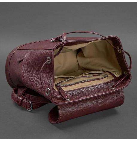 Женский кожаный рюкзак «Олсен» (марсала)