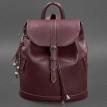 Женский кожаный рюкзак «Олсен» (марсала)