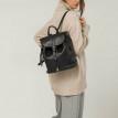 Жіночий шкіряний рюкзак "Олсен" (чорний)