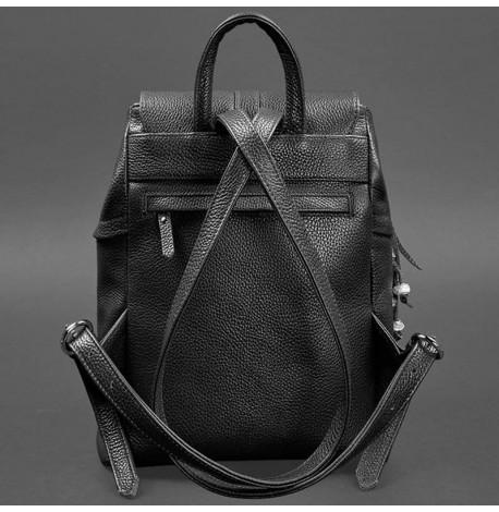 Жіночий шкіряний рюкзак "Олсен" (чорний)