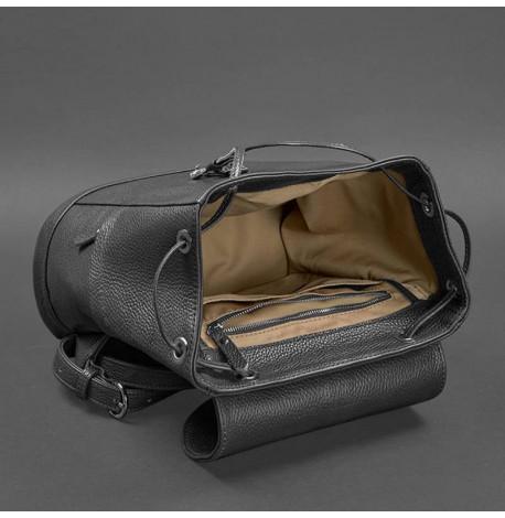 Жіночий шкіряний рюкзак "Олсен" (чорний)