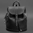 Жіночий шкіряний рюкзак "Олсен" (чорний)