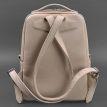 Городской кожаный женский рюкзак Cooper (бежевый)