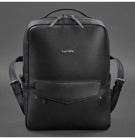 Міський шкіряний жіночий рюкзак Cooper (чорний)