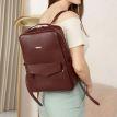 Міський шкіряний жіночий рюкзак Cooper (бордовий)