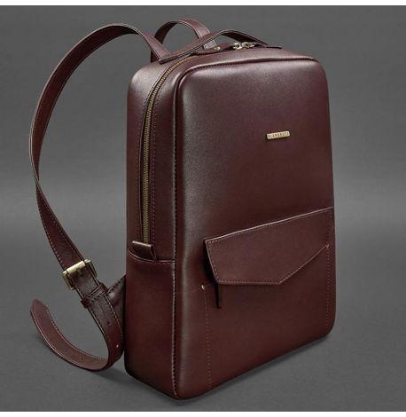 Міський шкіряний жіночий рюкзак Cooper (бордовий)
