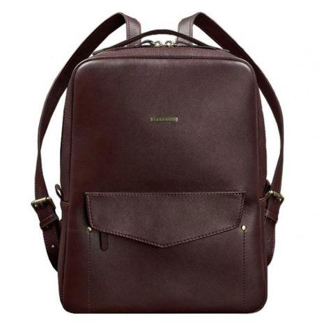 Міський шкіряний жіночий рюкзак Cooper (бордовий)