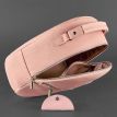 Жіночий шкіряний міні-рюкзак Kylie (рожевий)