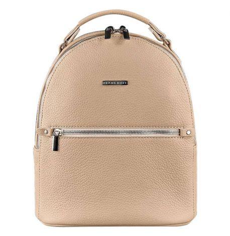 Женский кожаный мини-рюкзак Kylie (светло-бежевый)