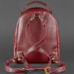 Женский кожаный мини-рюкзак Kylie (марсала)