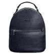 Женский кожаный мини-рюкзак Kylie (темно-синий)