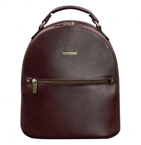 Шкіряний міні-рюкзак Kylie (бордовий) шкіра Krast
