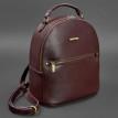 Шкіряний міні-рюкзак Kylie (бордовий) шкіра Krast