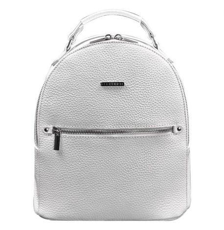 Женский кожаный мини-рюкзак Kylie (белый)