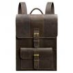 Городской кожаный рюкзак Brit (темно-коричневый)